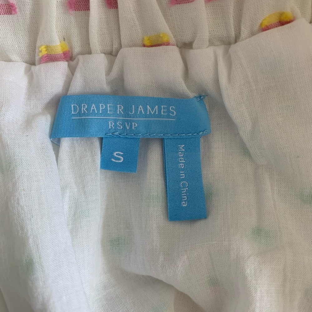 Draper James RSVP midi white cotton dress EEUC size Small - Picture 5 of 7